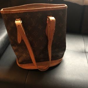 LV bucket purse